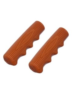 Grips 7/8 long 115mm Kraton Rubber 212 Brown.